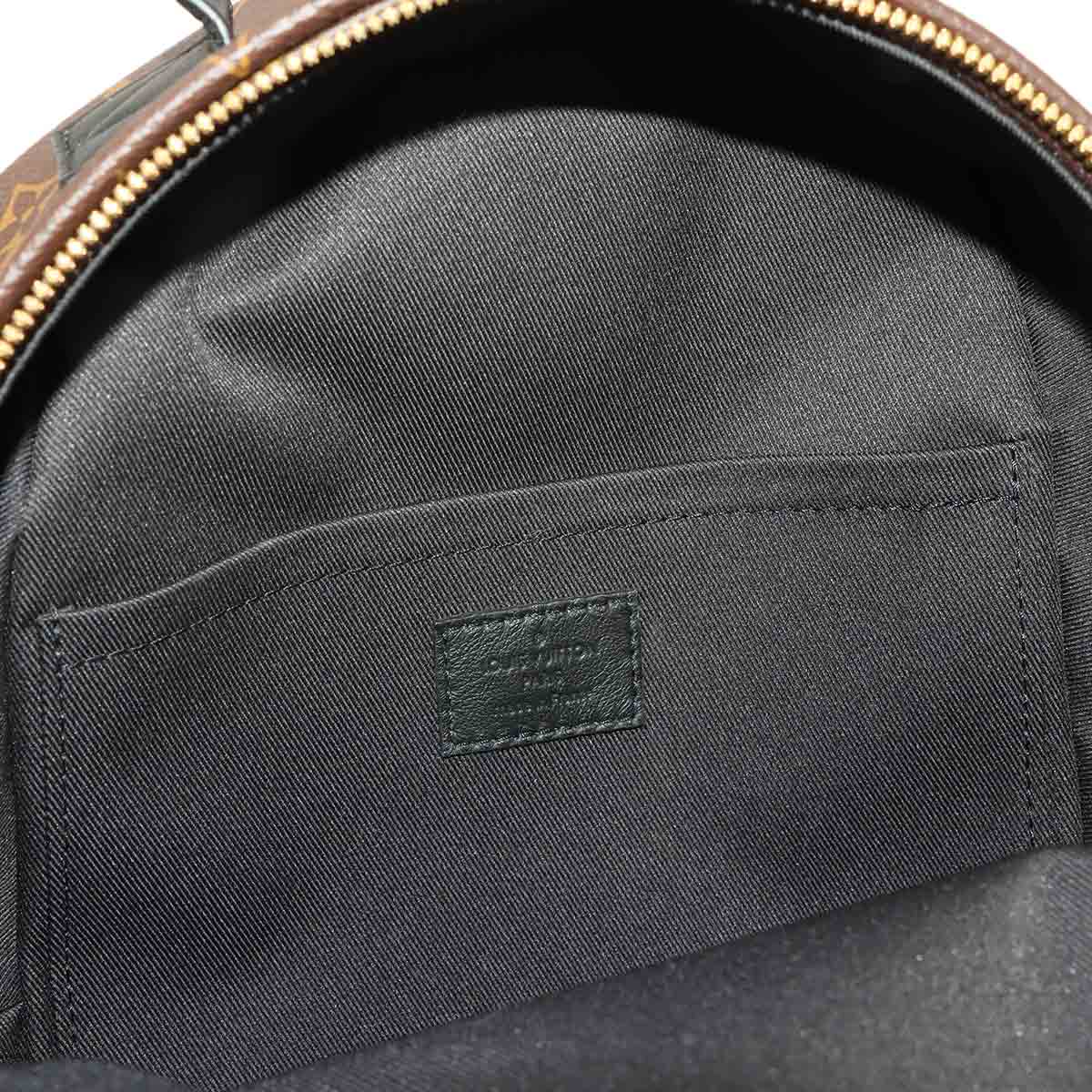 Monogram Palm Springs Backpack PM Leather Brown M44871