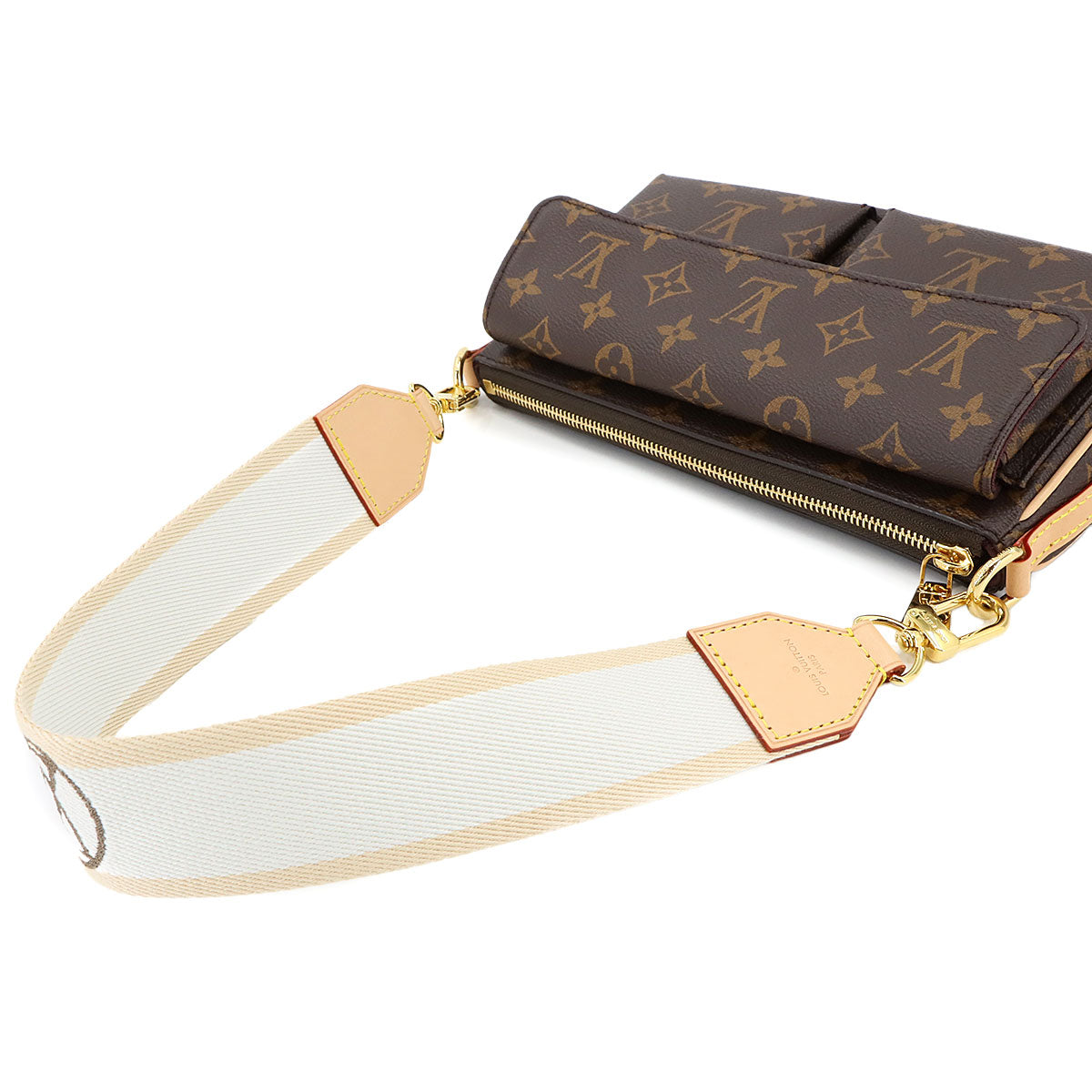 Monogram Viva Cite Shoulder Bag Brown M46999 Purse