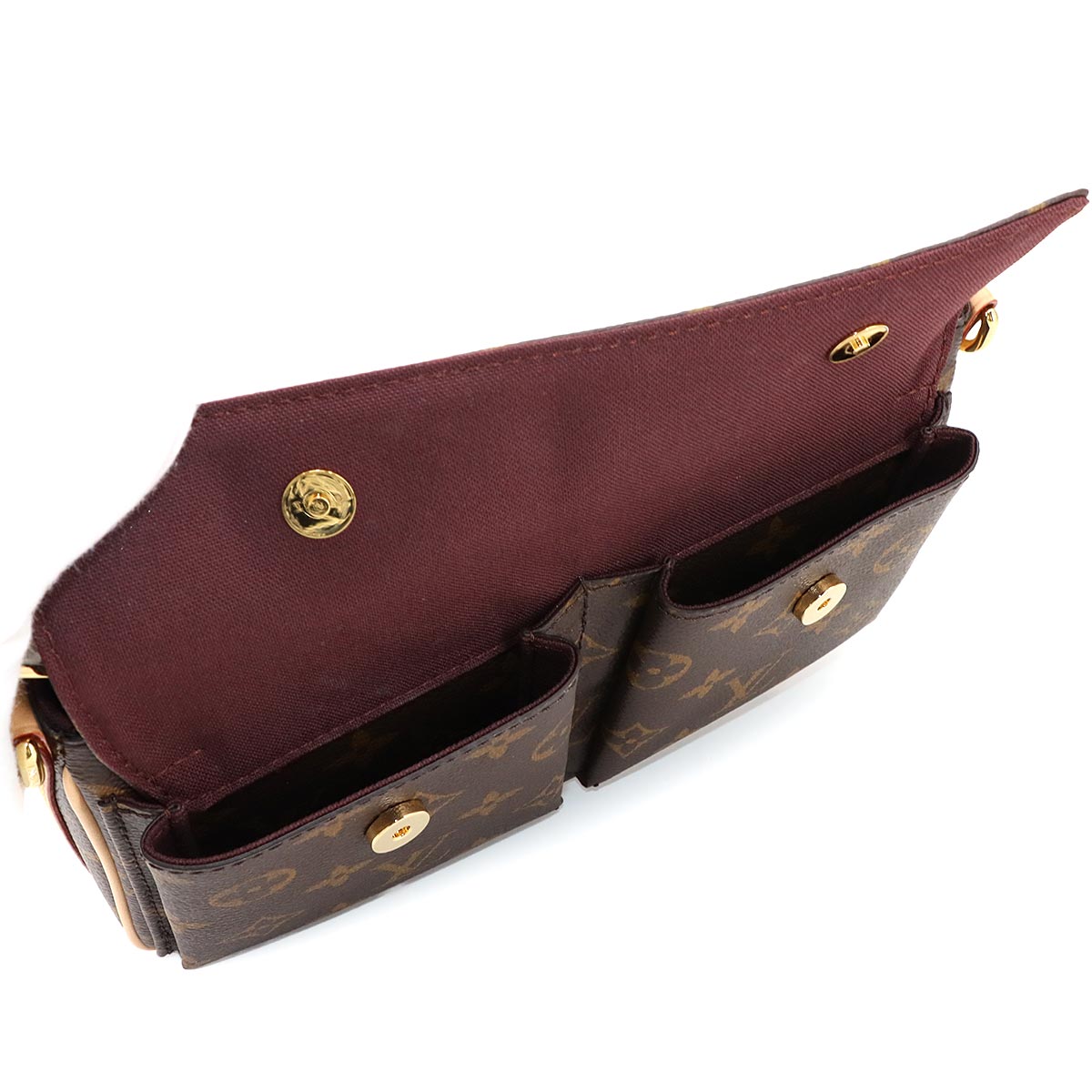 Monogram Viva Cite Shoulder Bag Brown M46999 Purse