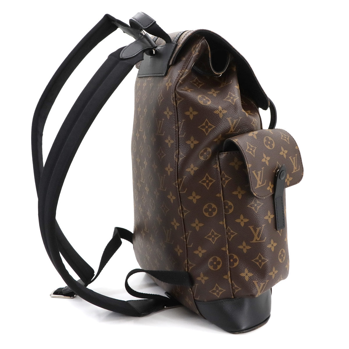 Monogram Macassar Christopher Backpack M43735 Purse