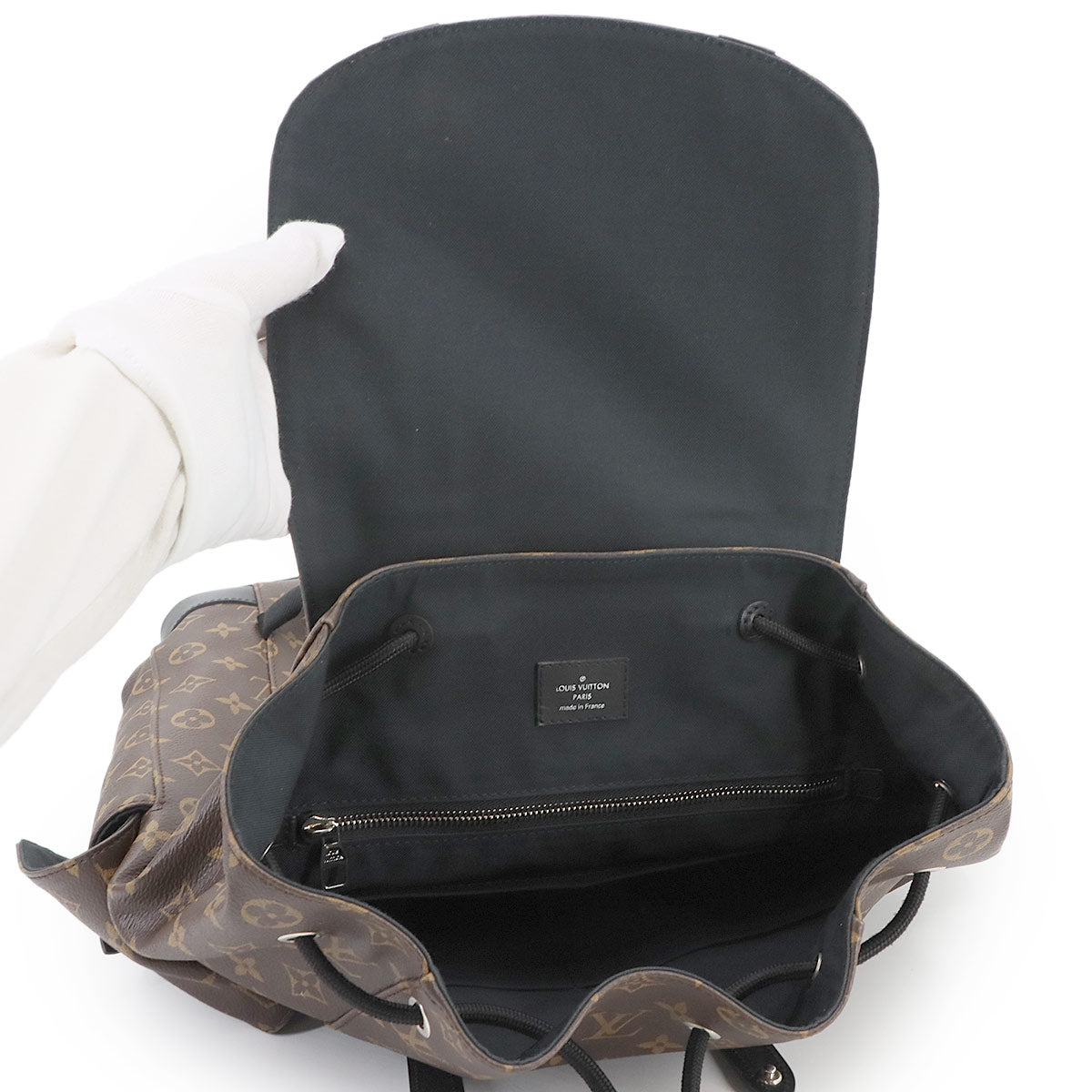 Monogram Macassar Christopher Backpack M43735 Purse