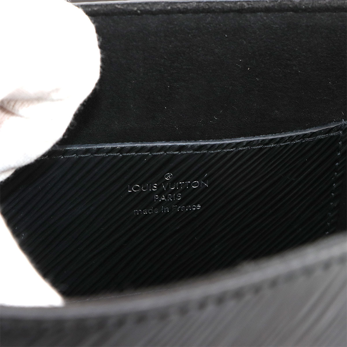 Epi Twist MM Chain Shoulder Bag Leather Noir M50282 Purse