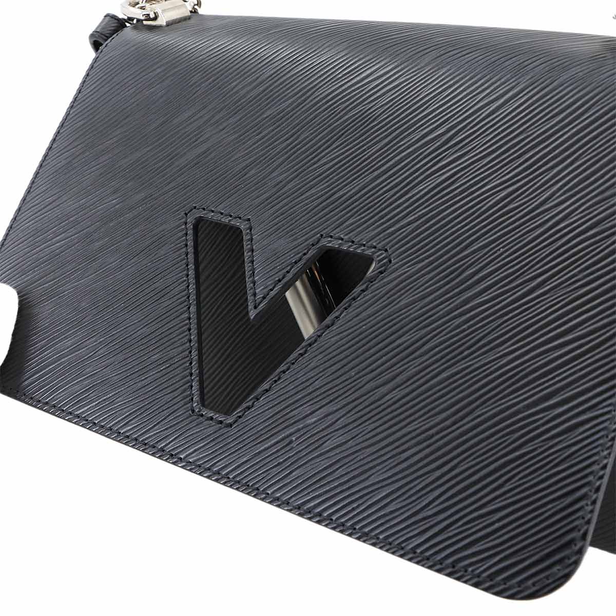 Epi Twist MM Chain Shoulder Bag Leather Noir M50282 Purse