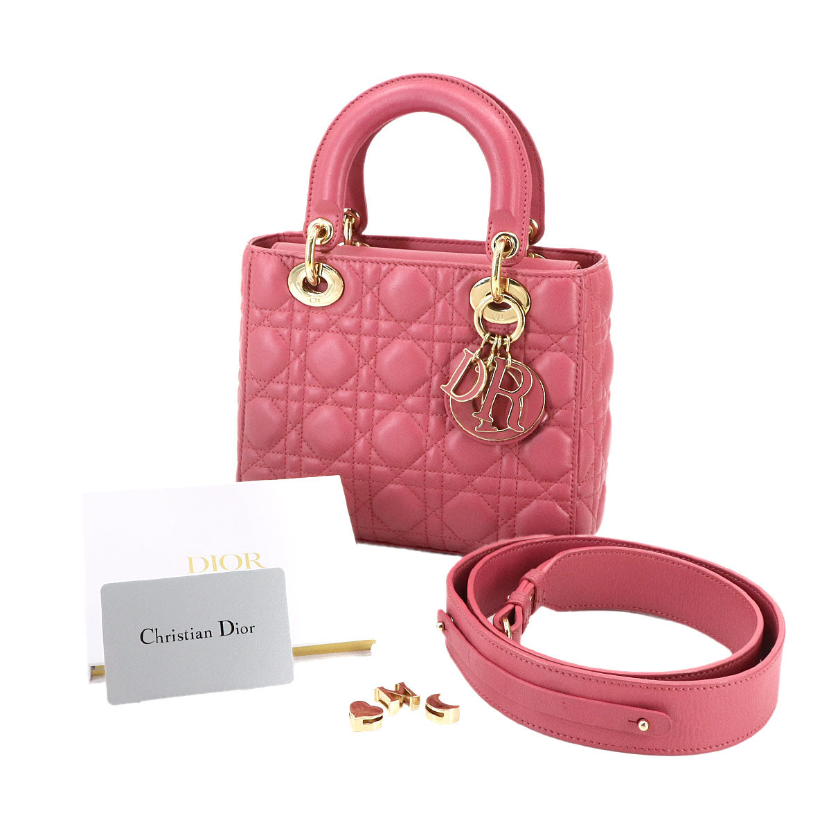 Lady Dior My ABCDior Small Hand Shoulder Bag Leather