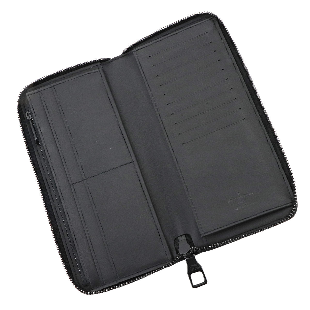 Monogram Taurillon Zippy Wallet Vertical Black M69047