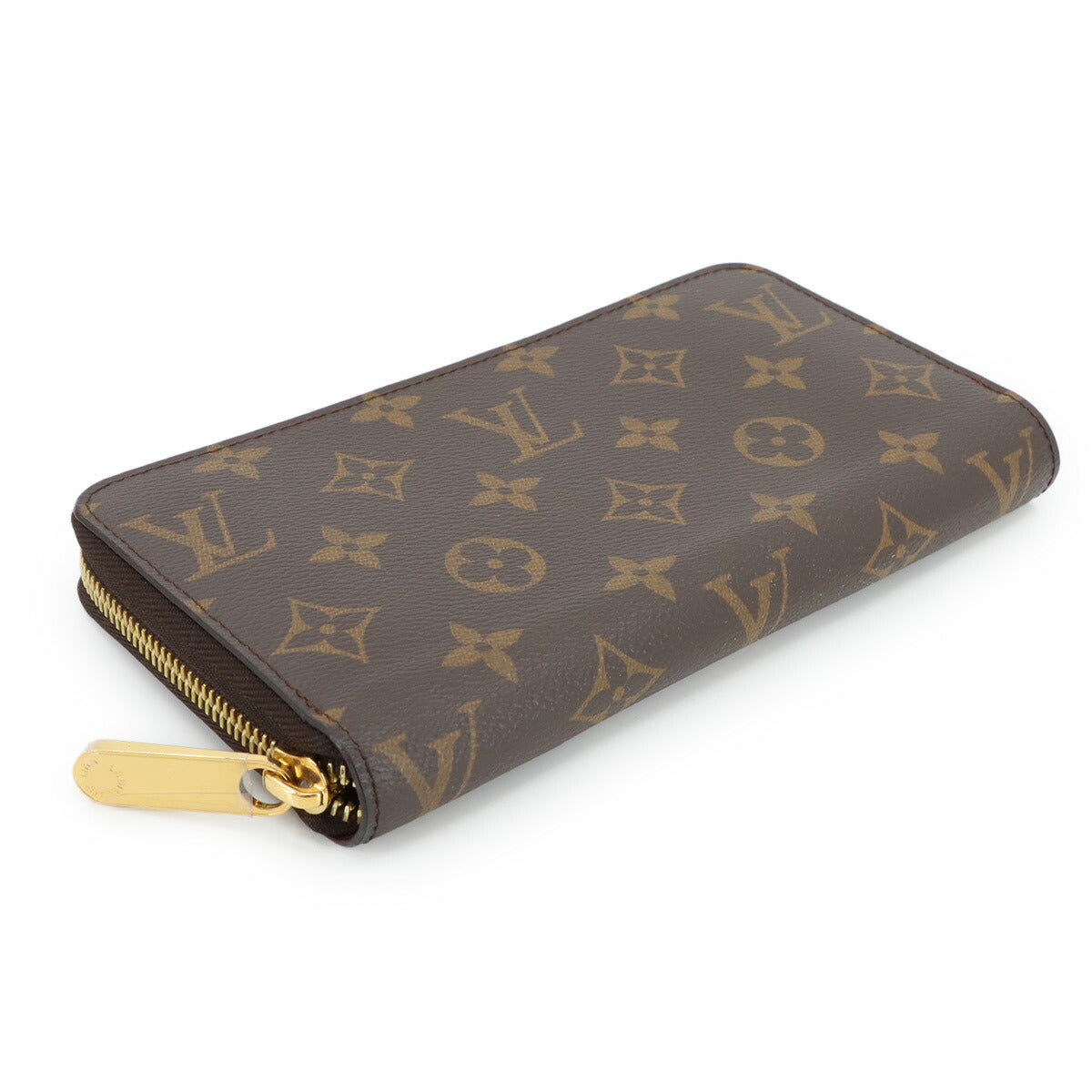 Monogram Zippy Wallet Long Brown Fuchsia M41895 Purse