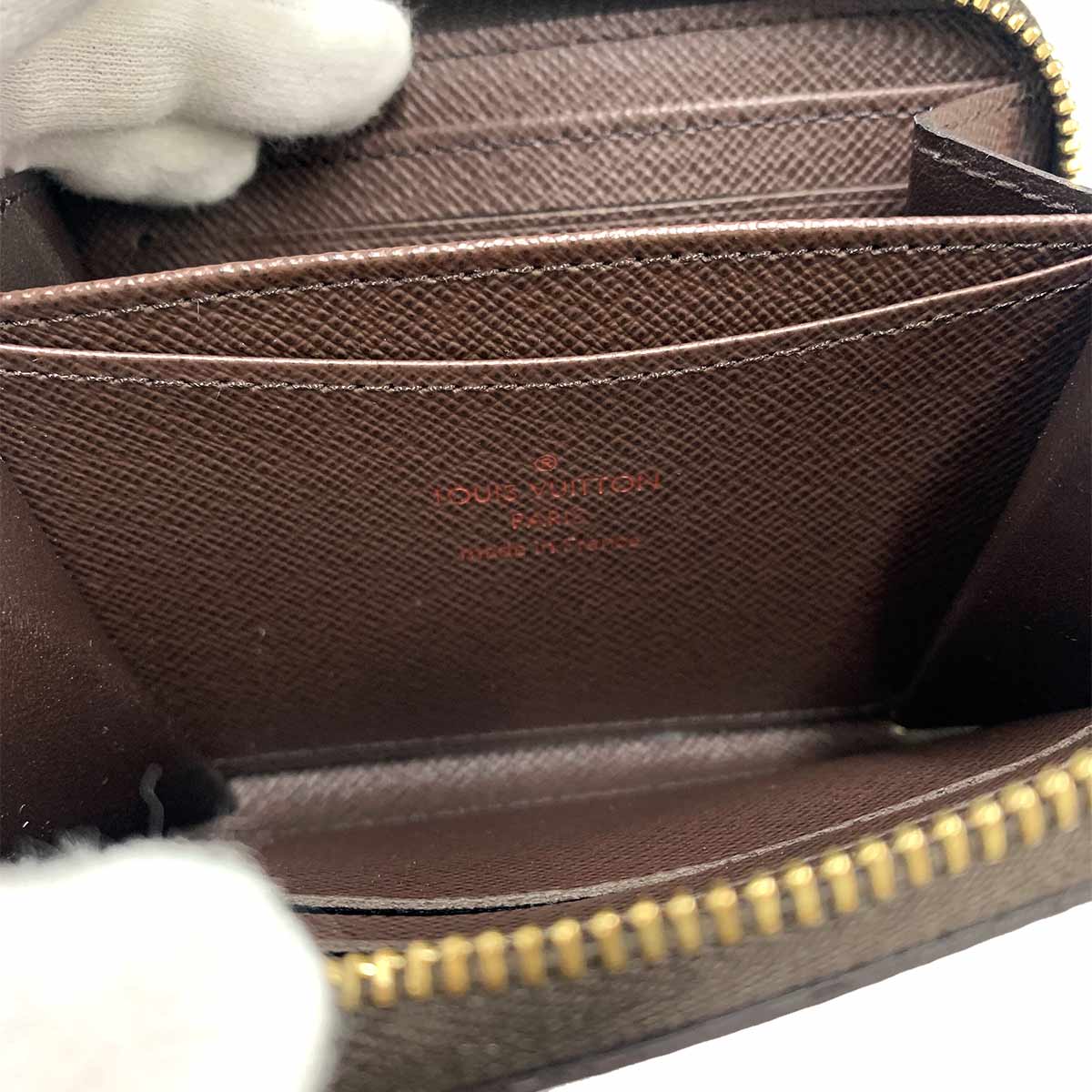 Damier Zippy Coin Purse Ebene N63070