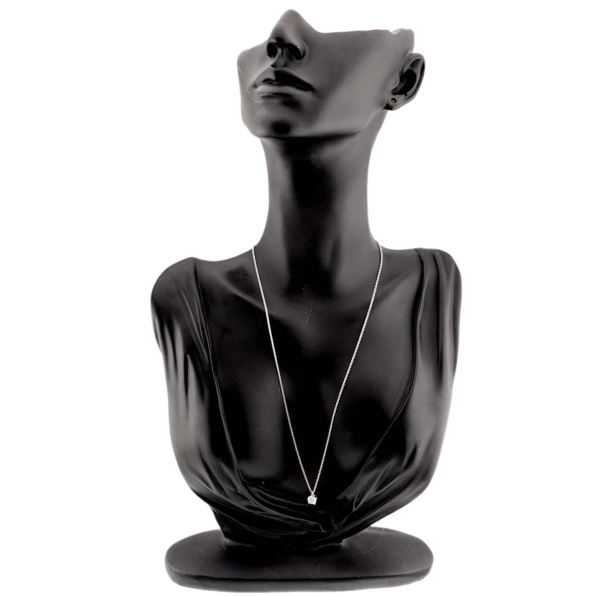 Solitaire Diamond Necklace Platinum