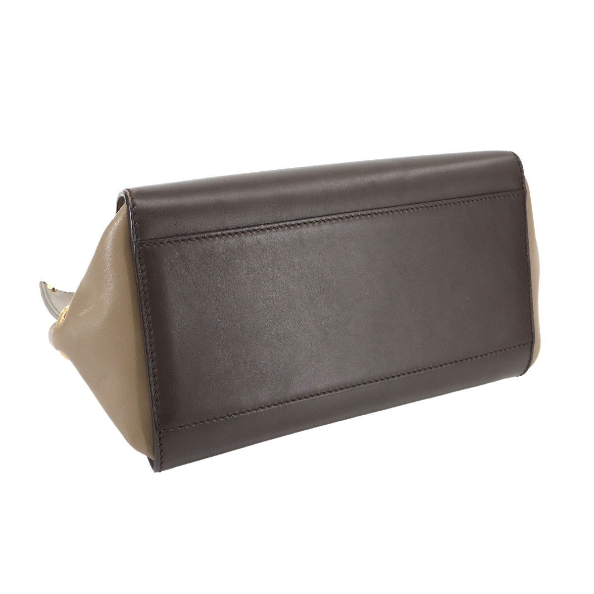 Gancini Sofia Hand Shoulder Bag Leather Brown