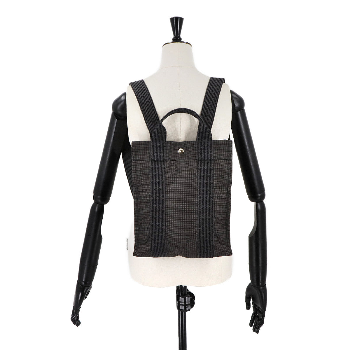 Her Line Ad PM Backpack Canvas Gray Purse