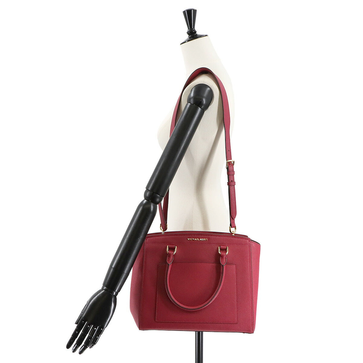 MICHAEL KORS Hand Shoulder Bag Leather Pink Purse