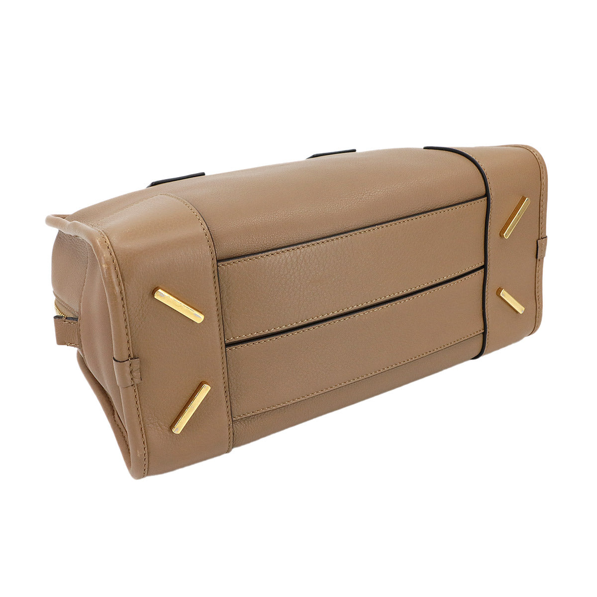 Amazona 28 Hand Shoulder Bag Leather Brown Anagram Purse