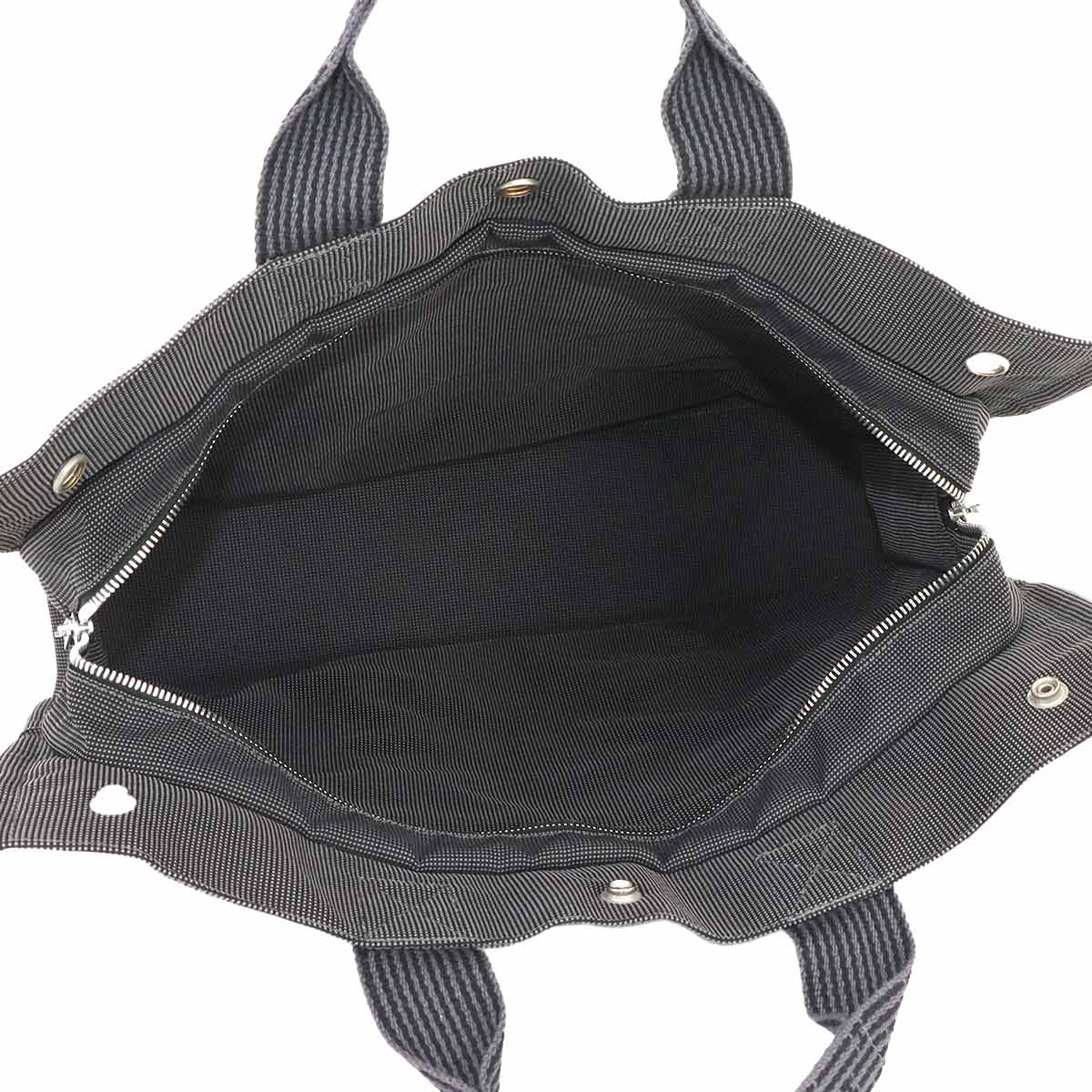 Herline Tote MM Bag Canvas Gray Unisex Purse