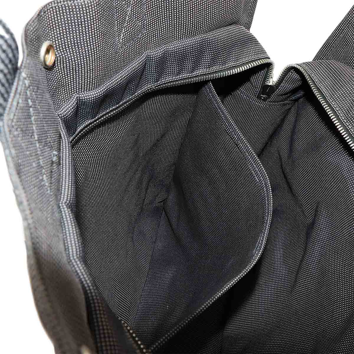 Herline Tote MM Bag Canvas Gray Unisex Purse