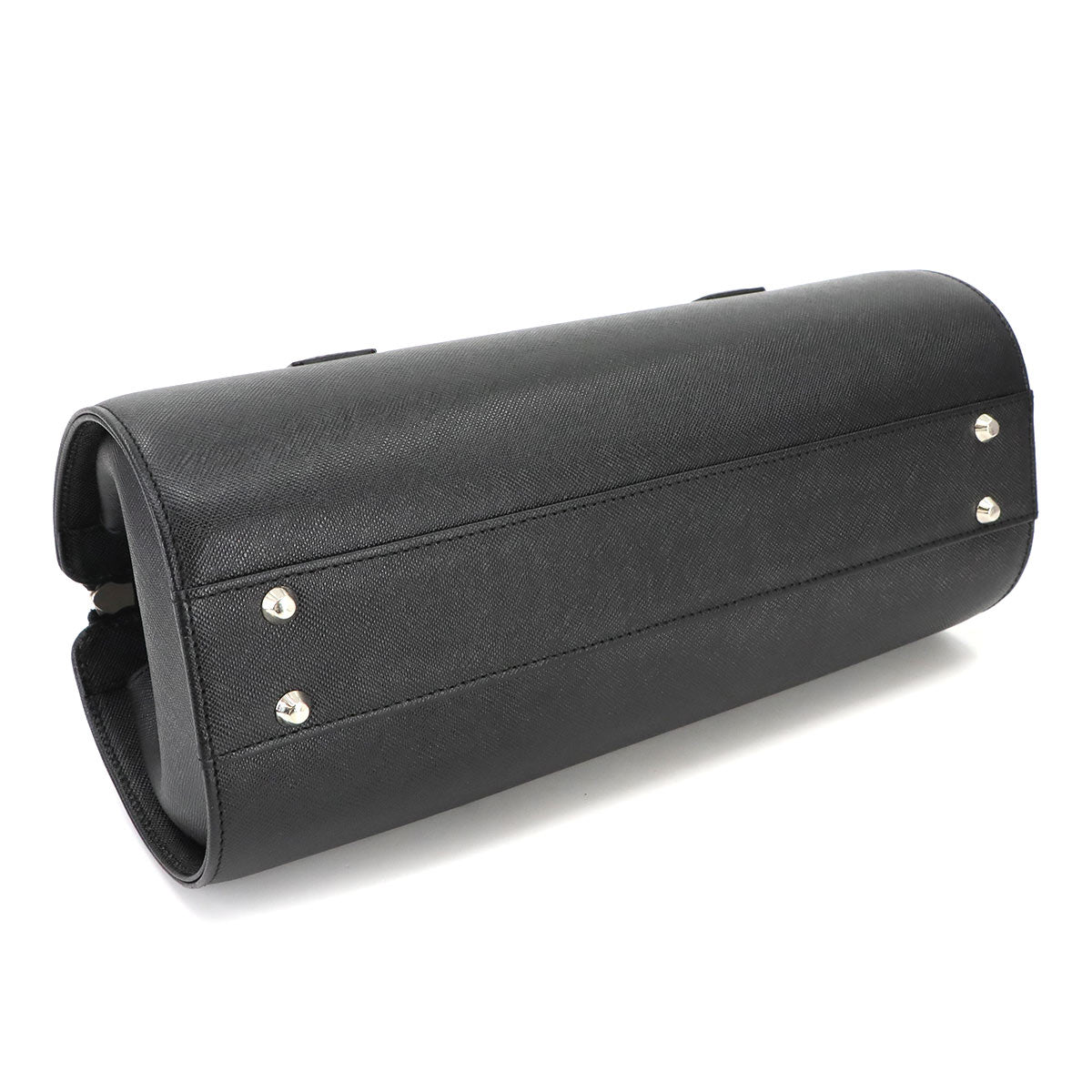 Hand Bag Leather Black Purse