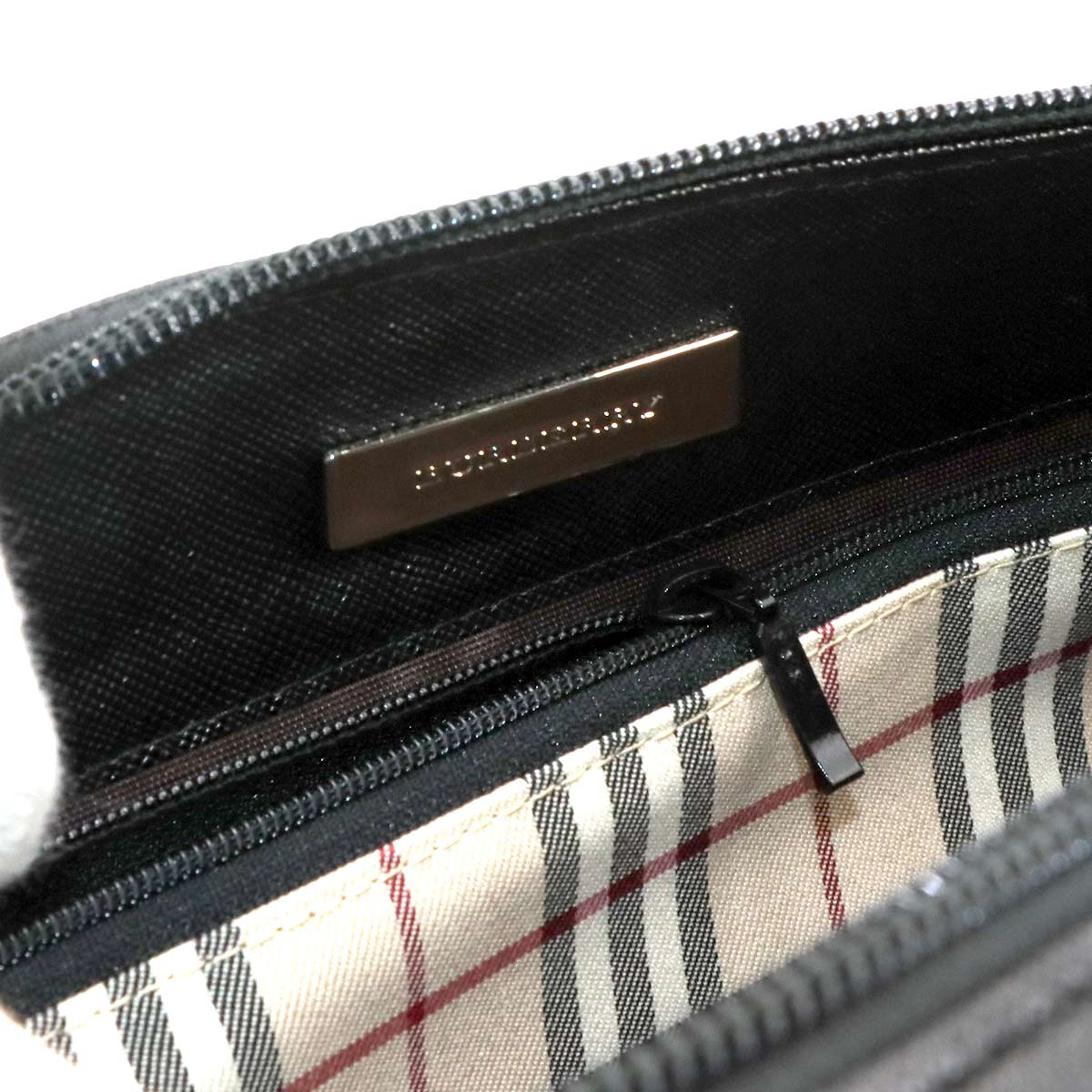 Hand Bag Leather Black Purse