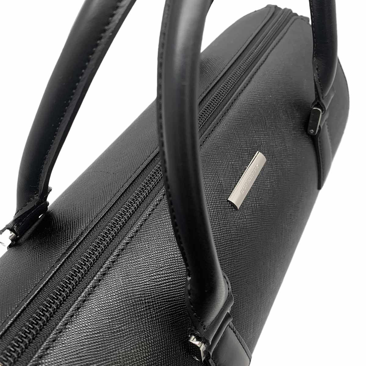 Hand Bag Leather Black Purse