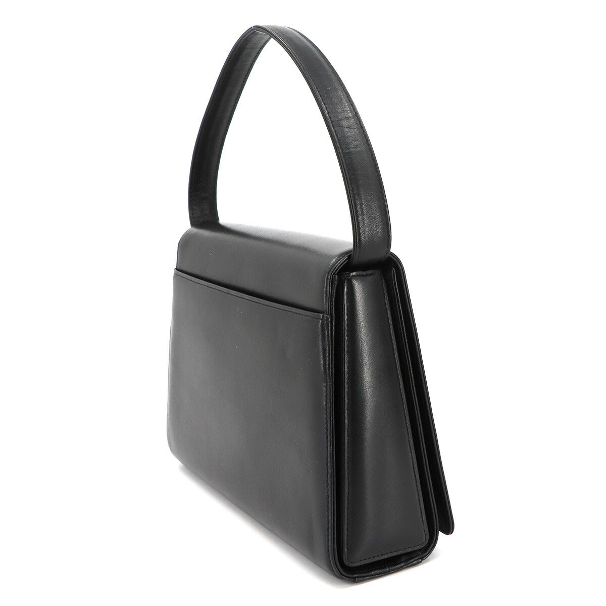 Hand Bag Leather Black Purse