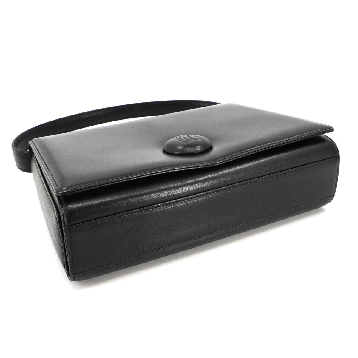 Hand Bag Leather Black Purse