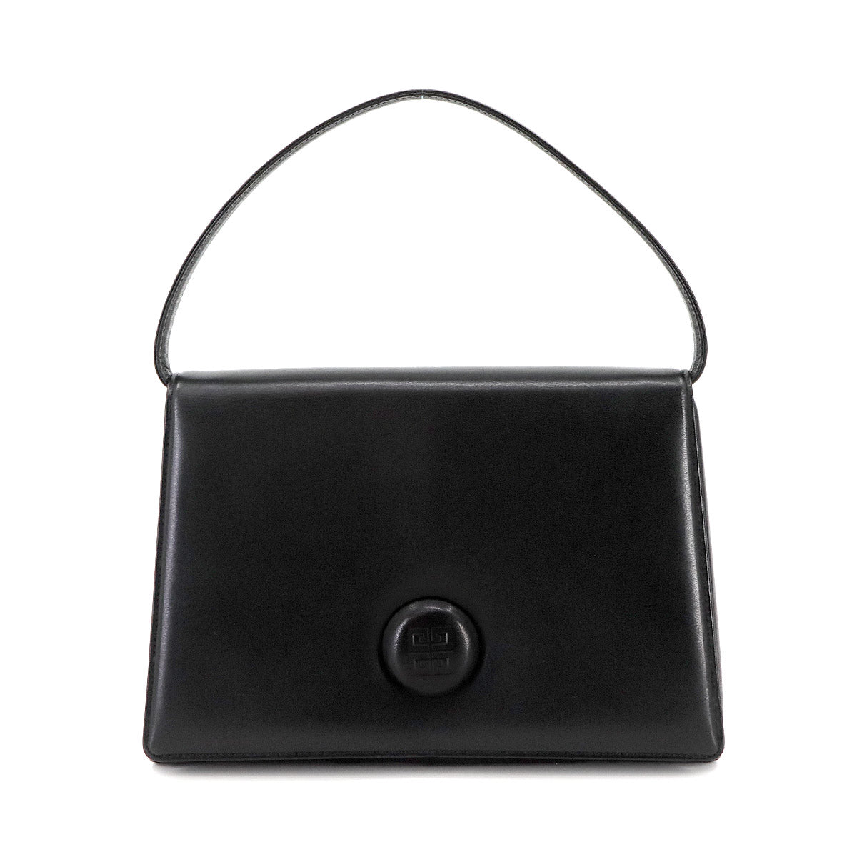 Hand Bag Leather Black Purse