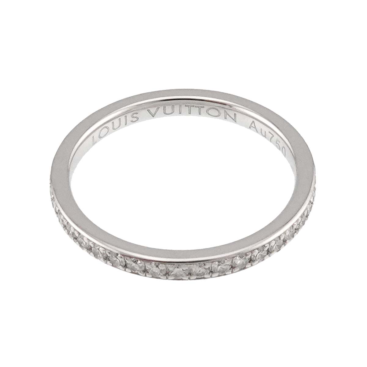 Alliance Full Eternity Diamond Ring 18K WG size47 4(US)