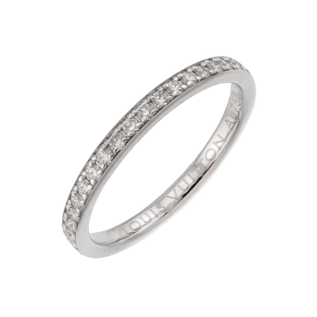 Alliance Full Eternity Diamond Ring 18K WG size47 4(US)