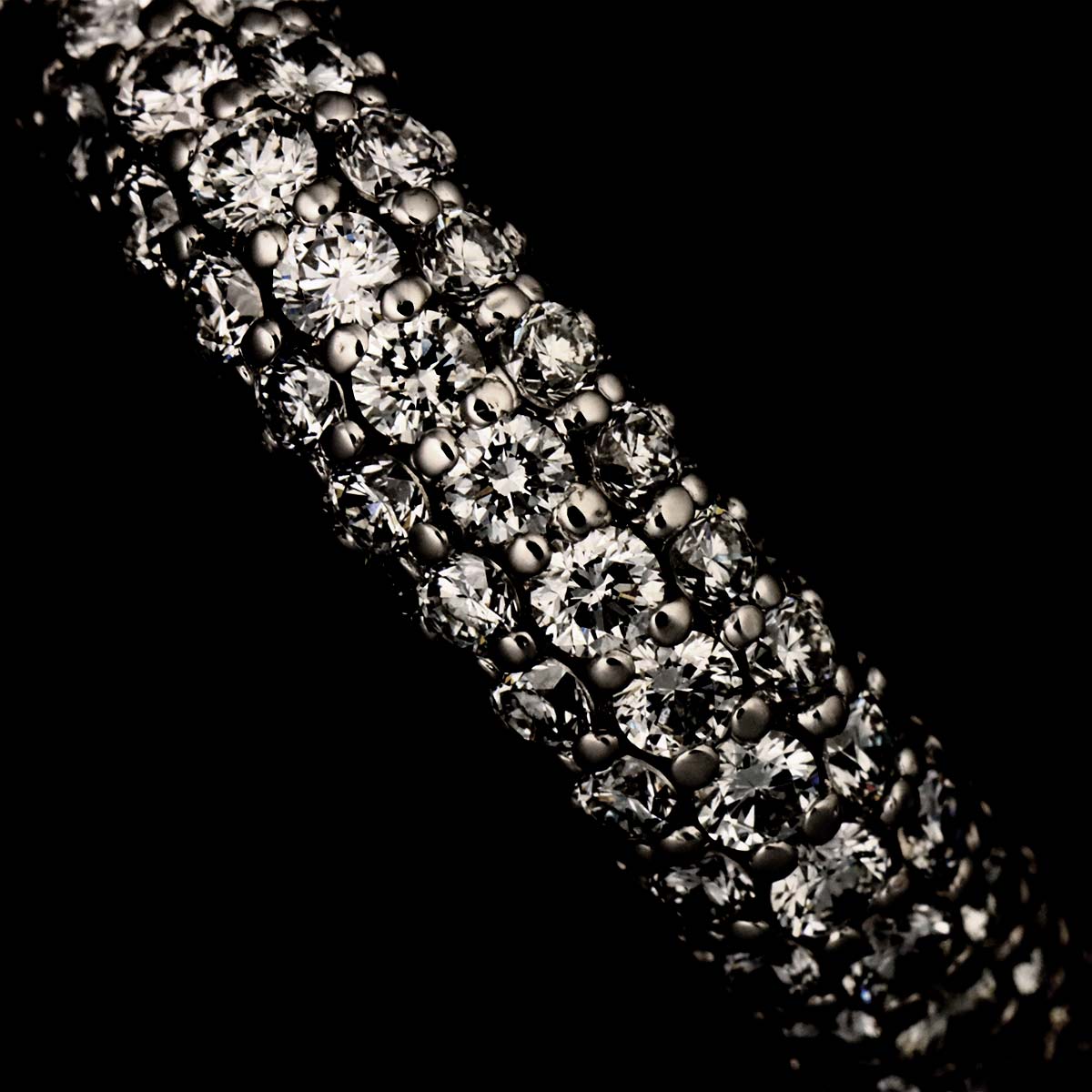 Diamond 1.59ct/1.53ct Ring 18K WG 750 Size5.5-5.75(US)