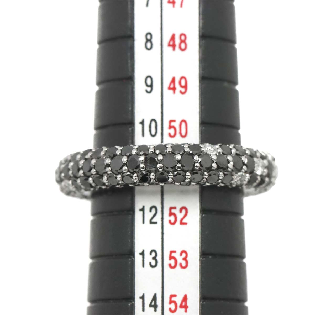 Diamond 1.59ct/1.53ct Ring 18K WG 750 Size5.5-5.75(US)