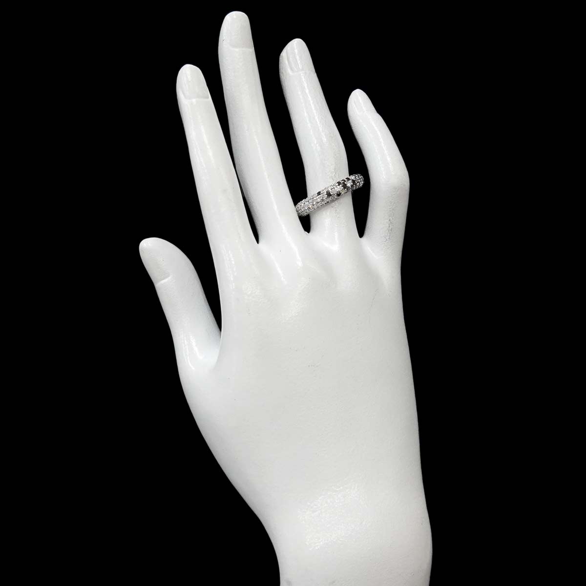 Diamond 1.59ct/1.53ct Ring 18K WG 750 Size5.5-5.75(US)