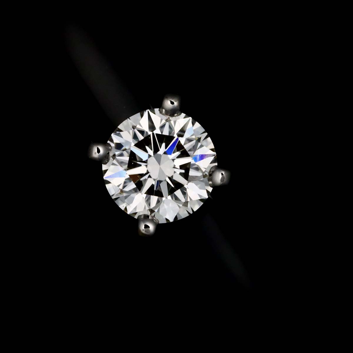 Diamond 0.40ct H/VVS2/EX Ring Pt Size48 4.5(US)