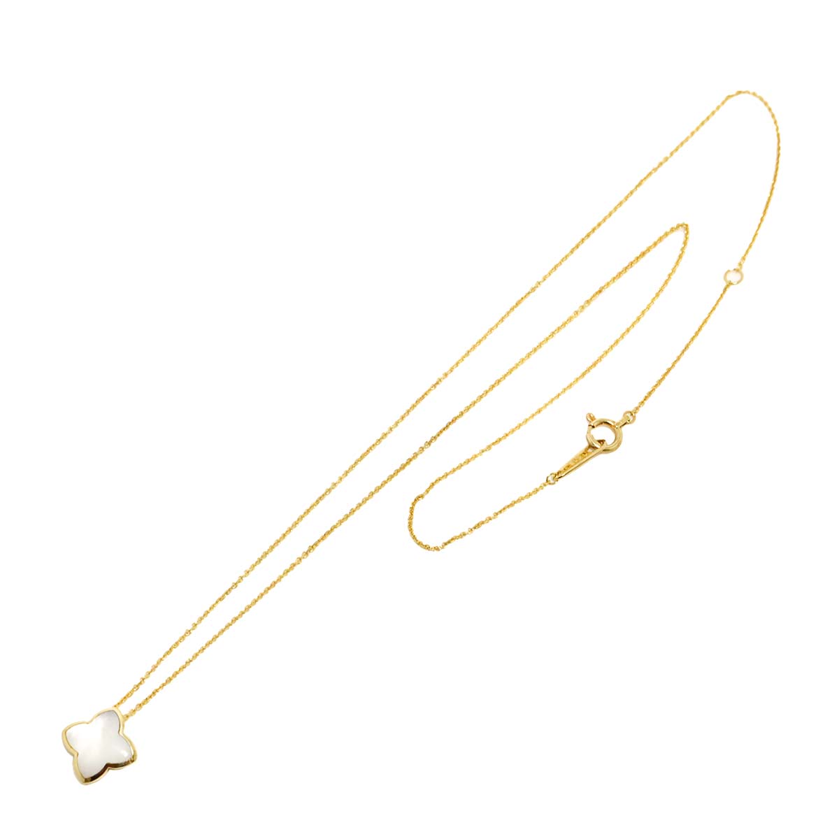 Mother of Pearl MOP Necklace 18K YG