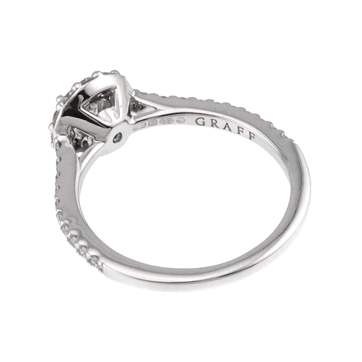 Icon Diamond 0.40ct F/VVS2/3EX Ring 18K WG 750 5.25-5.5(US)