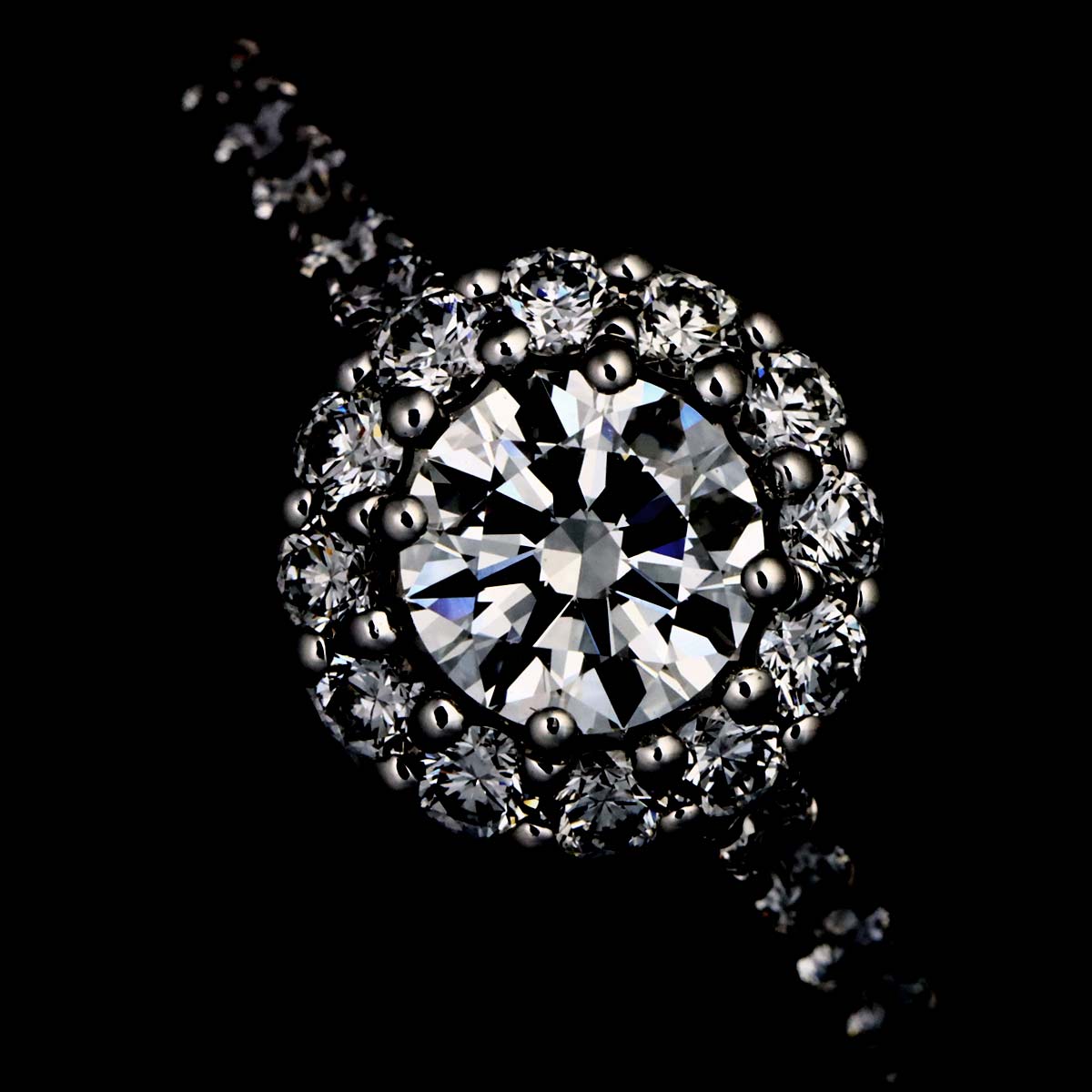 Icon Diamond 0.40ct F/VVS2/3EX Ring 18K WG 750 5.25-5.5(US)