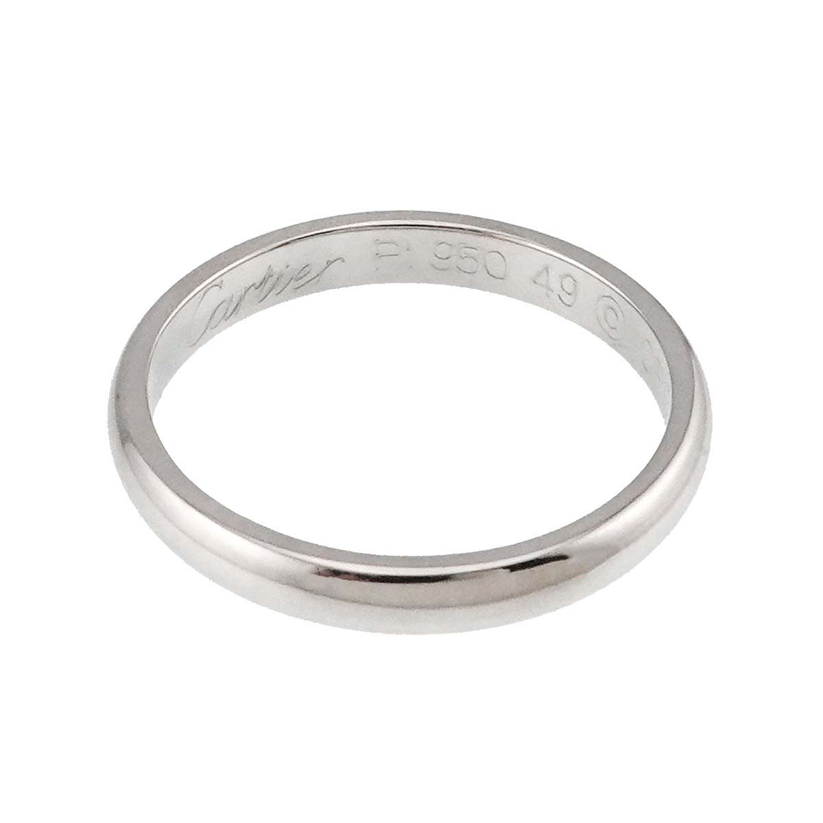 Classic Ring Platinum Size49 4.75-5(US)