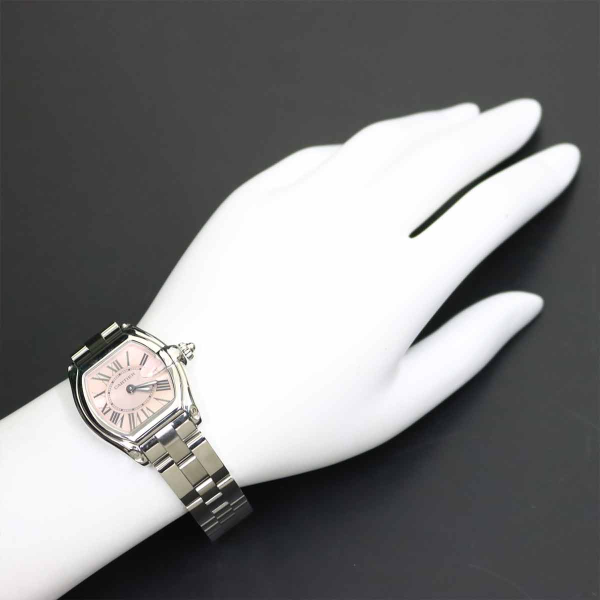 Roadster W62017V3 Date Quartz Pink Dial Ladies Watch