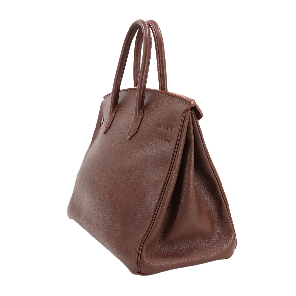 Birkin 35 Couchevel Epsom Brown Hand Bag Purse