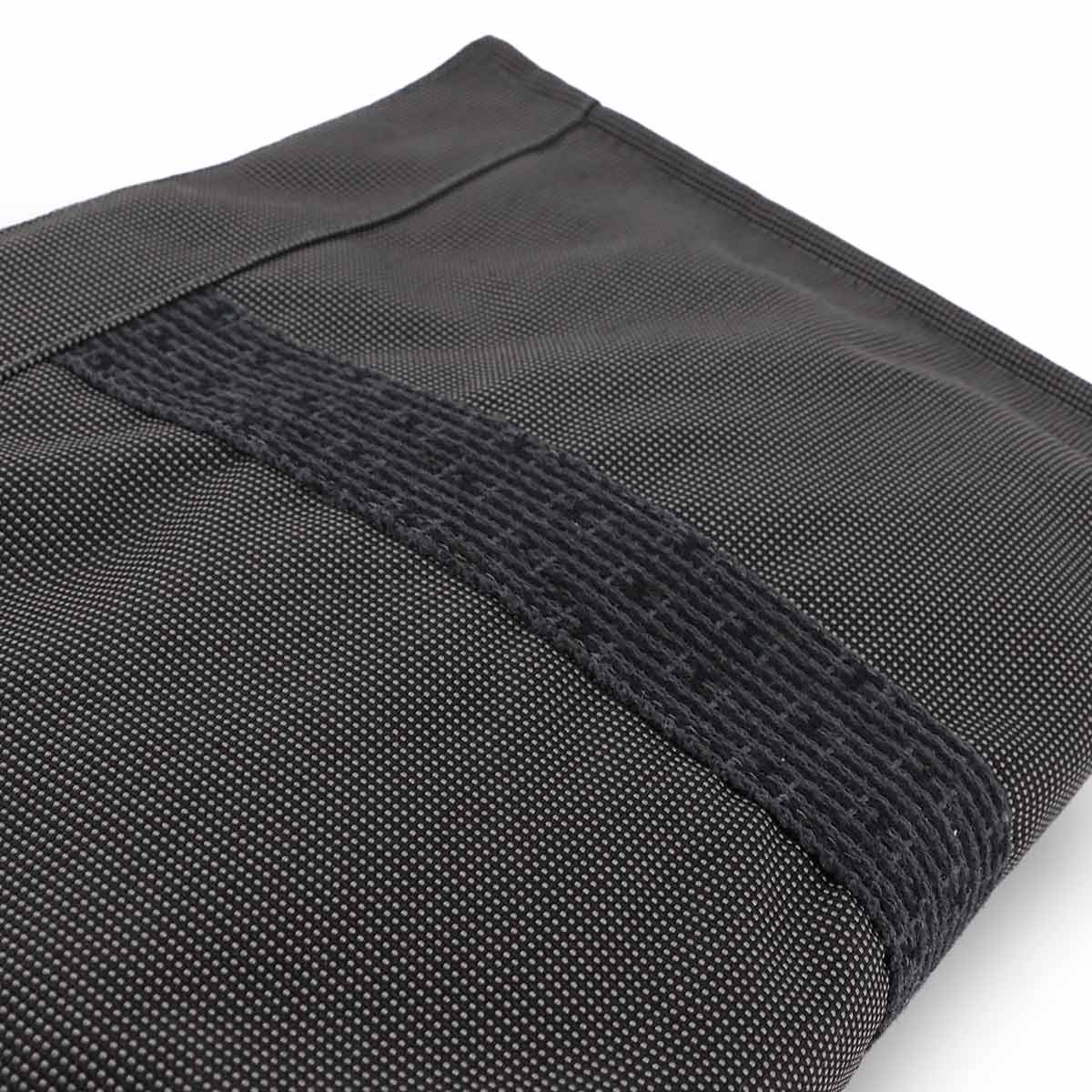 Herline Pouch MM Clutch Bag Canvas Leather Gray Purse