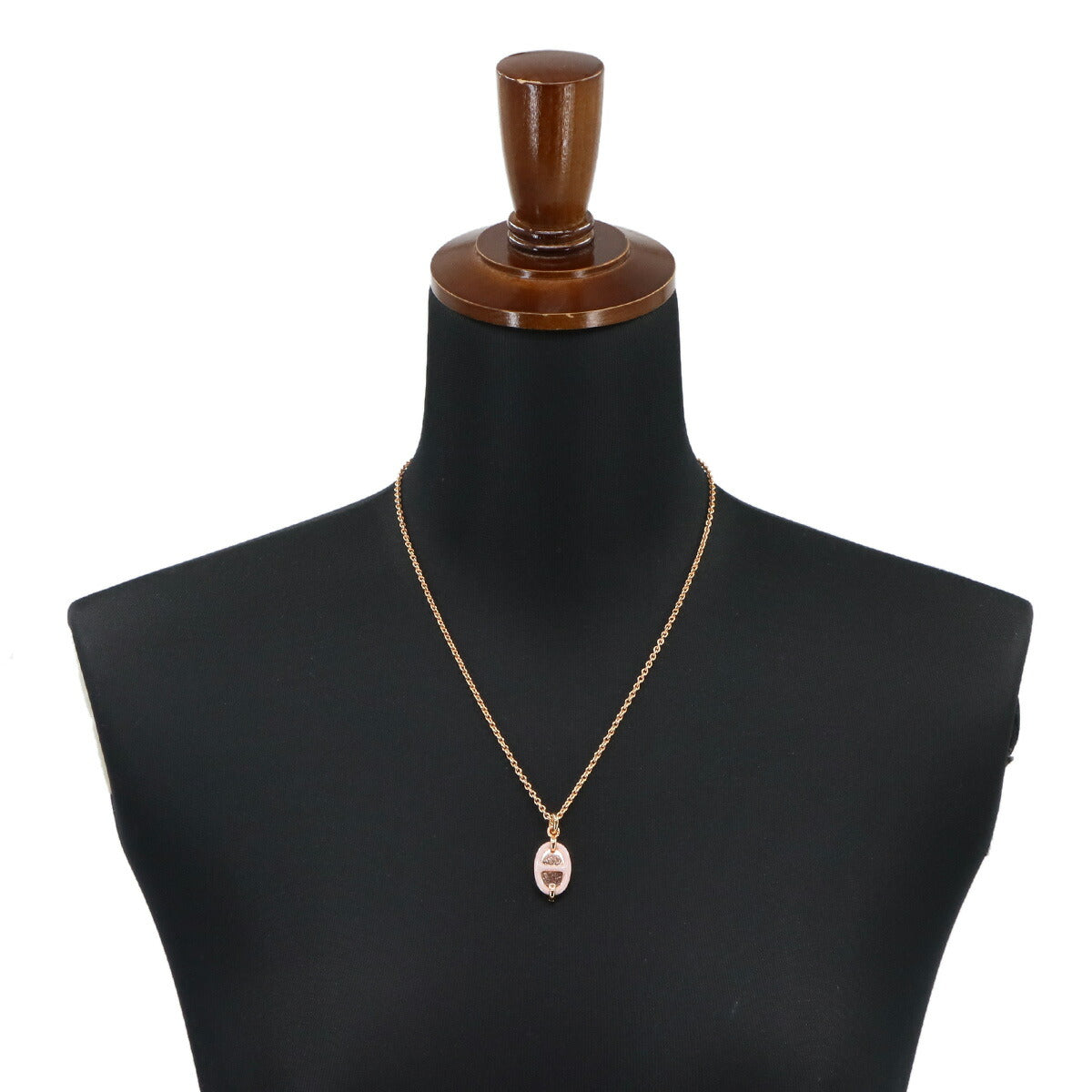 Mini Maillon PM Chain Necklace Rose candor Pink gold Accessory