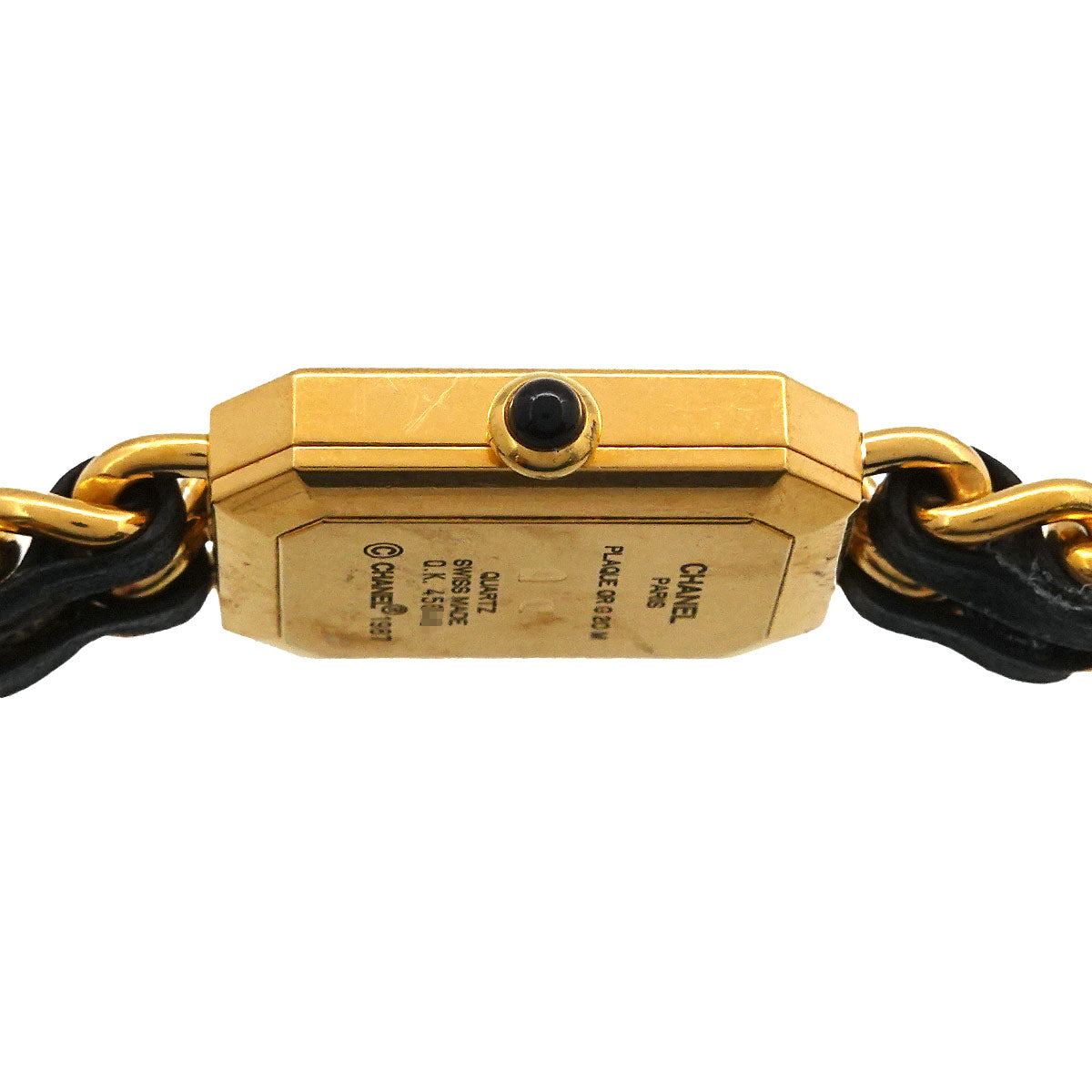 Premiere Size L H0001 Vintage Quartz Black Dial Ladies Watch