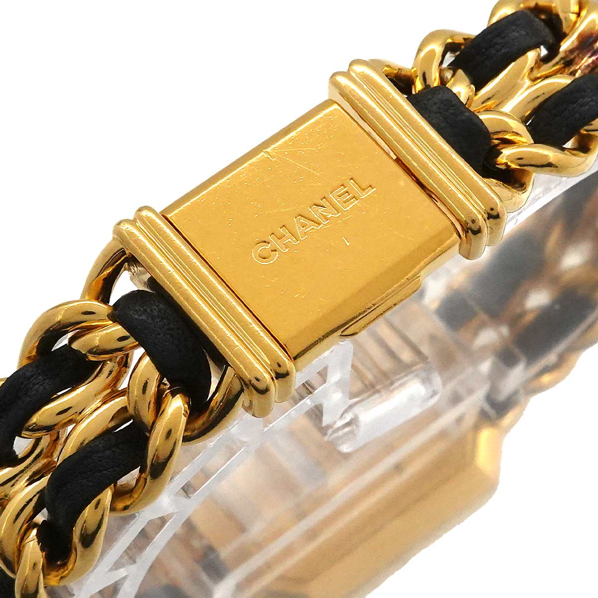 Premiere Size L H0001 Vintage Quartz Black Dial Ladies Watch