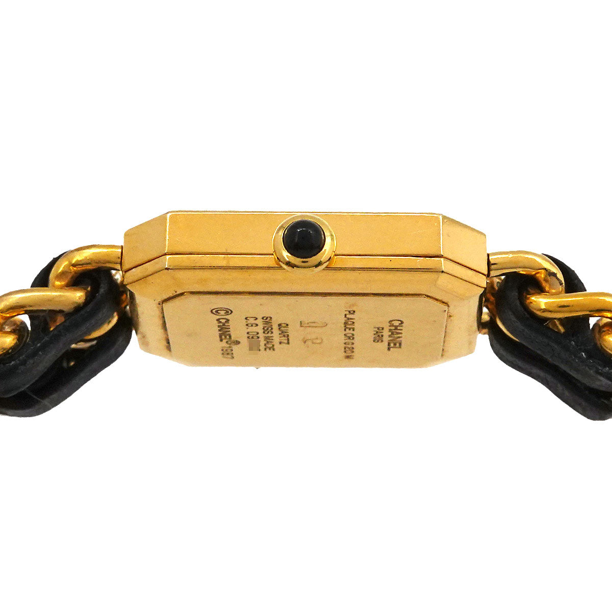 Premiere Size XL H0001 Vintage Quartz Black Dial Ladies Watch