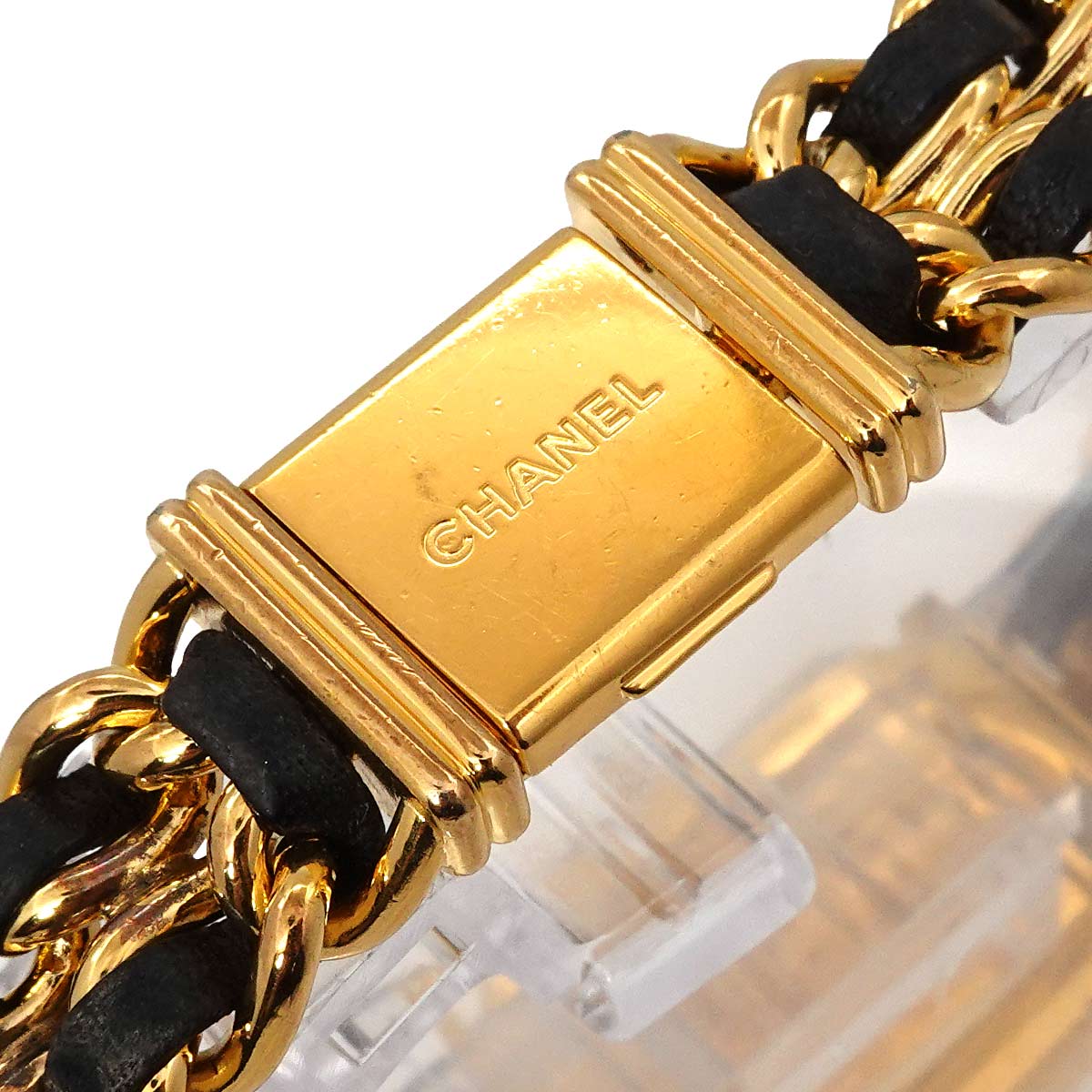 Premiere Size XL H0001 Vintage Quartz Black Dial Ladies Watch