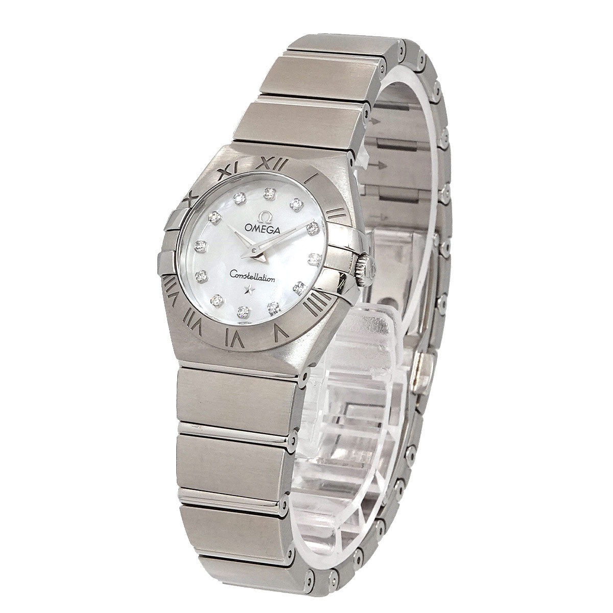 Constellation 123 10 24 60 55 001 12P Diamond White Shell Dial