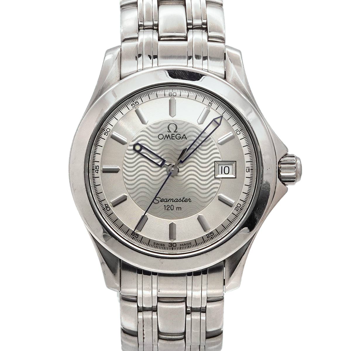 Seamaster 120 2511 31 Date Quartz Silver Dial Mens Watch