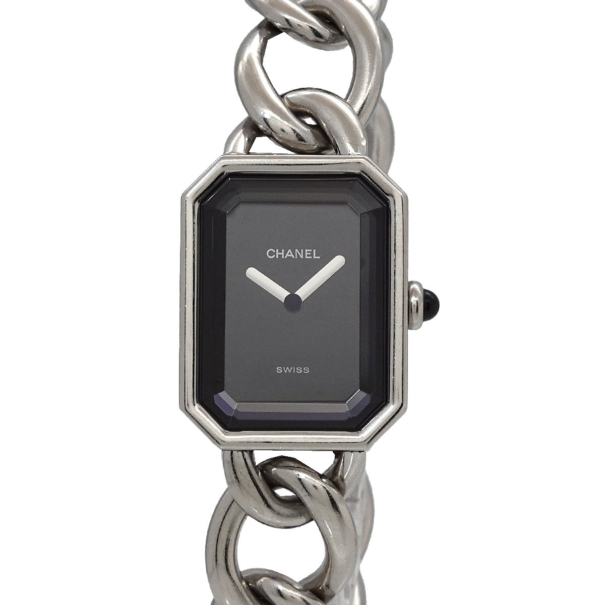 Premiere L Size H0452 Quartz Black Dial Ladies Watch