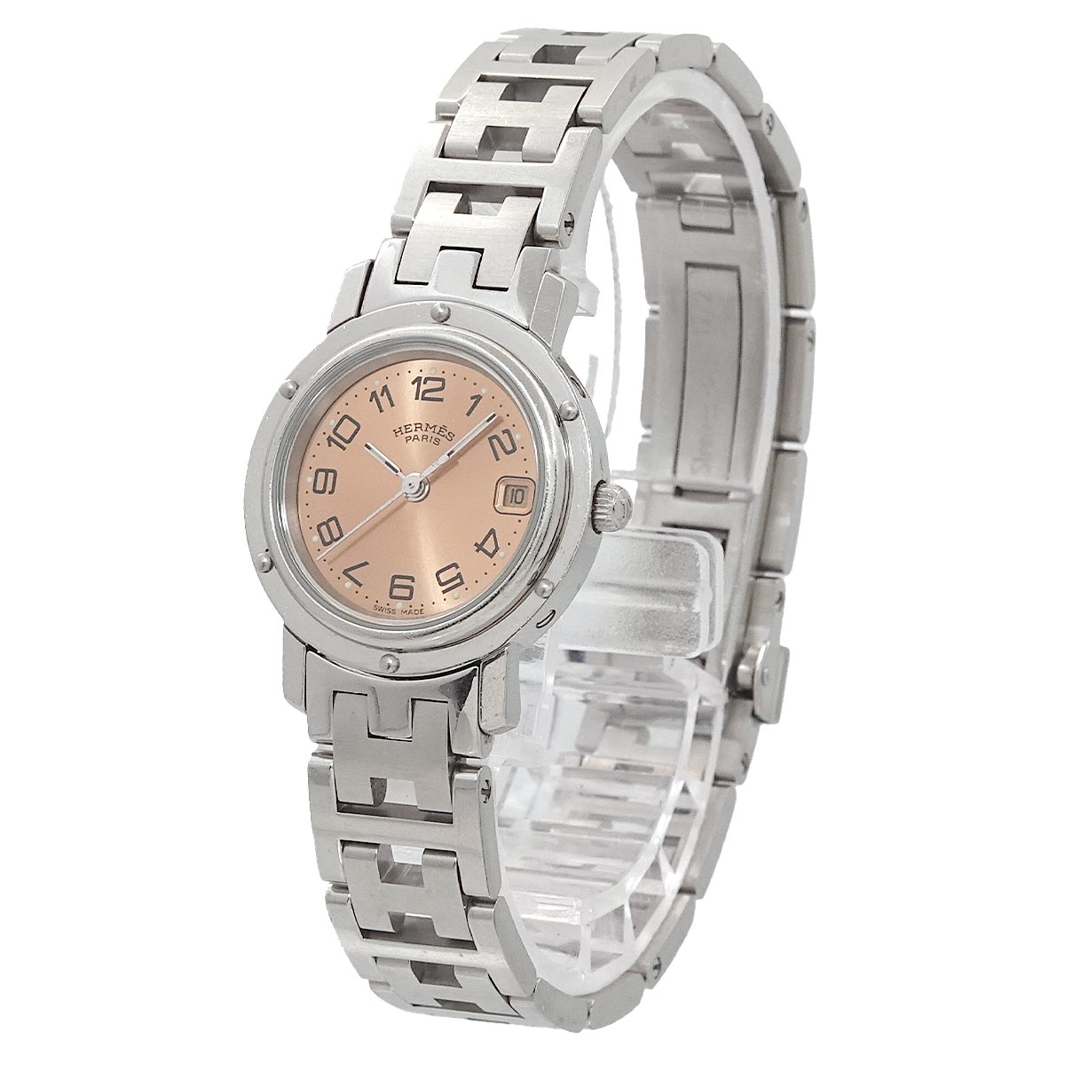 Clipper CL4 210 Date Pink Dial Quarts Ladies Watch