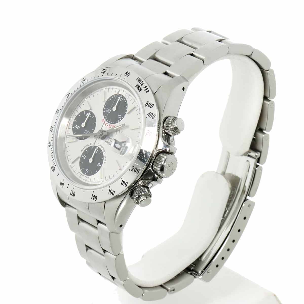 Chrono Time Tiger 79280P Date Automatic Silver Dial Men's Watch