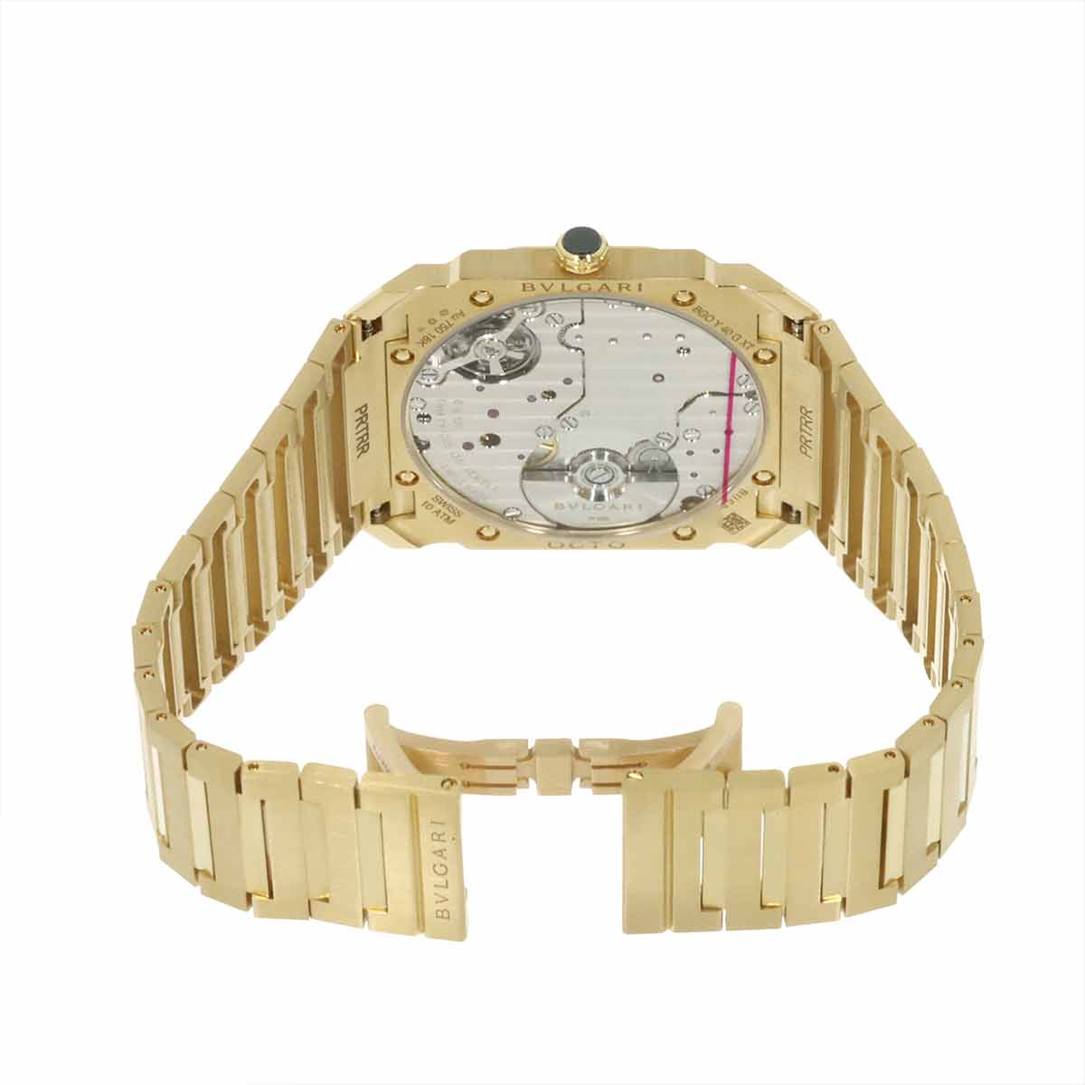 Octo 103812 K18YG Automatic Blue Dial Mens Watch