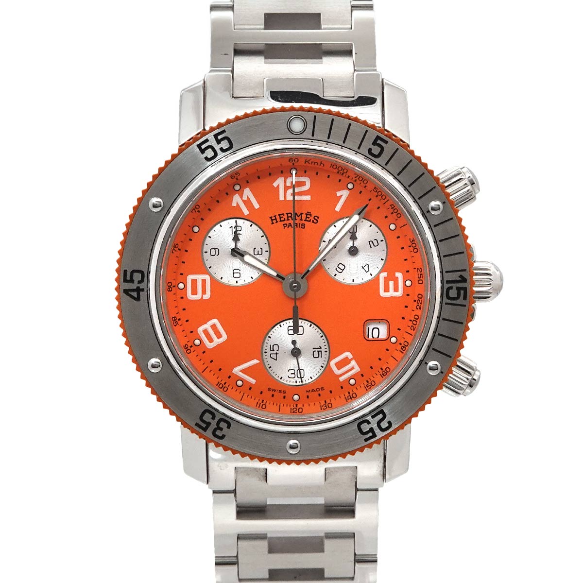 Clipper Diver CL2.916 Chronograph Quartz Orange Dial Mens