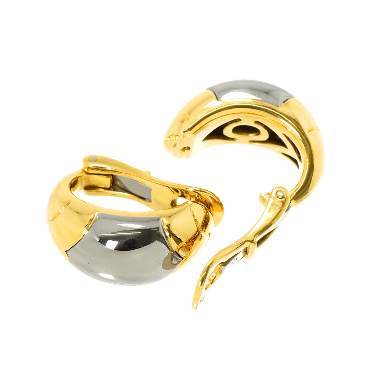 Earring Clip-on 18K YG 750 SS